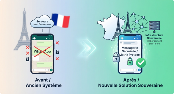 Souveraineté Numérique : Les collectivités locales françaises disent adieu à WhatsApp au profit du protocole Matrix