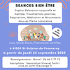 Flyer seances-bien-etre-en petits groupes avec muriel-denis-praticienne-certifiee et installee a-saint-sulpice-de-pommeray