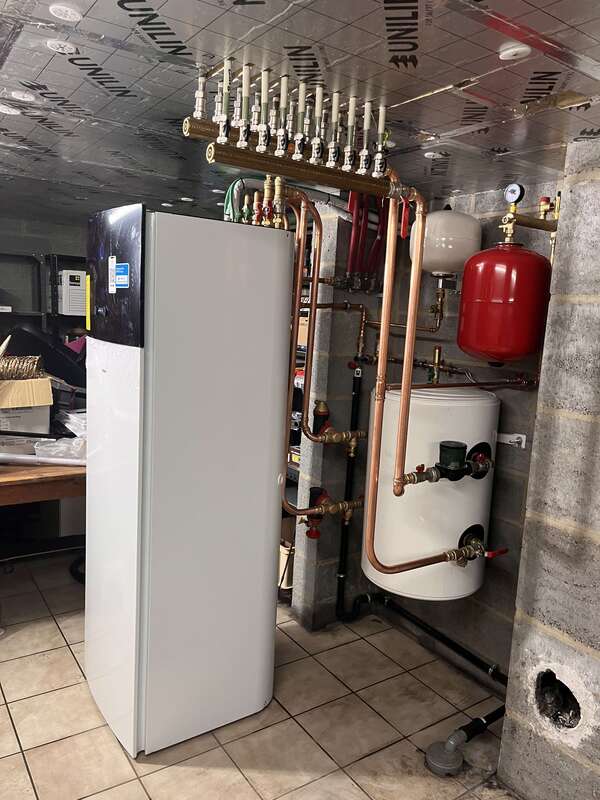 Pompe à chaleur air-eau Daikin à Namur