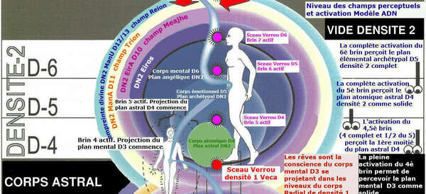 Astral- Corps Astral-expérience de mort (NDE)-sortie astrale