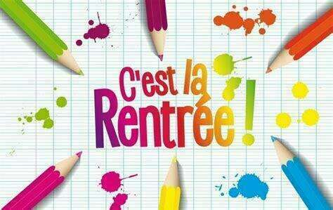 c'est la rentrée