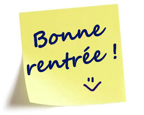 Bonne rentrée !
