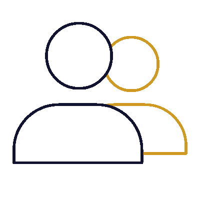 Wired outline 313 two avatar icon calm hover jumping