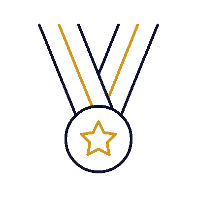 Wired outline 1000 business champion medal hover pinch