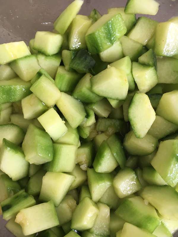 Salade de Concombres à l'asiatique