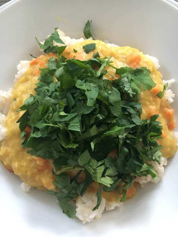 Dahl de Lentilles Corail