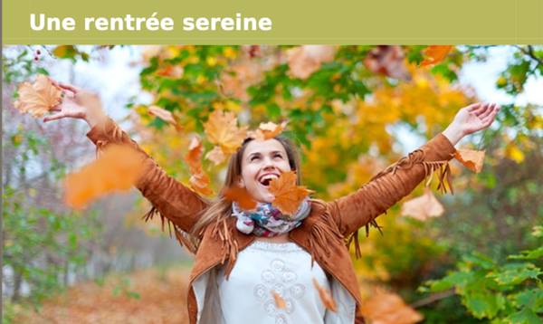 Une rentrée sereine !