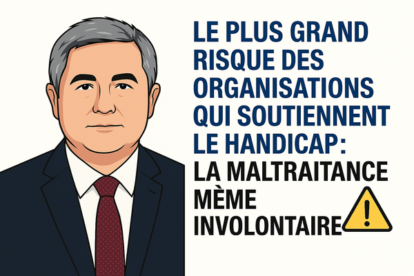 LE PLUS GRAND RISQUE DES ORGANISATIONS QUI SOUTIENNENT LE HANDICAP : LA MALTRAITANCE MÊME INVOLONTAIRE