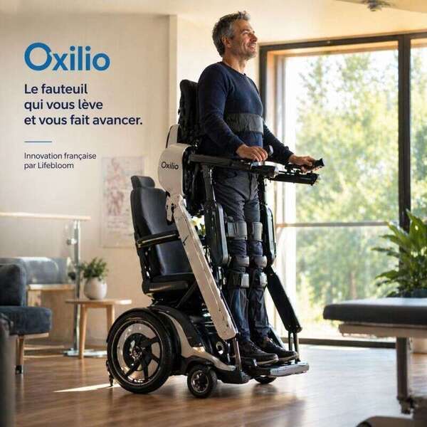 Handicap & Innovation : Oxilio, le fauteuil-exosquelette qui pourrait révolutionner l’autonomie en 2027