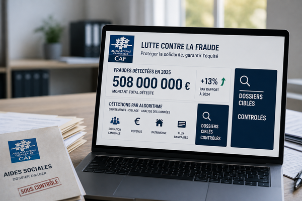 Fraude aux aides sociales : la CAF détecte 508 millions d’euros en 2025 grâce aux algorithmes