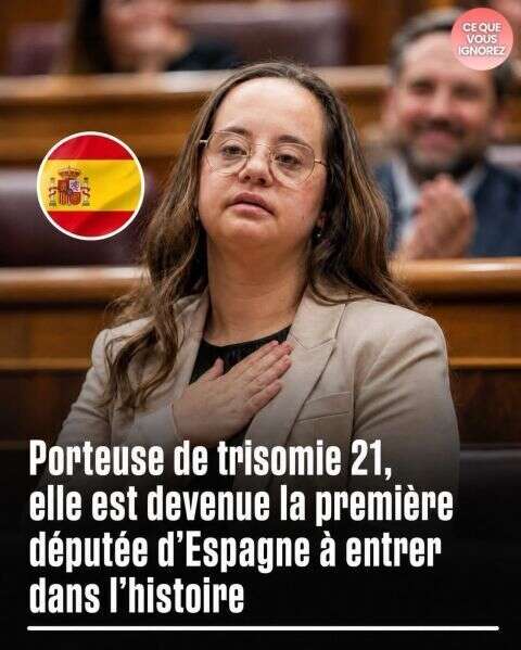 Inclusion et handicap : entrée de Mar Galcerán au Parlement espagnol