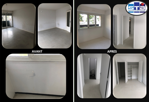 Peinture complète - Logement COURBEVOIE (92