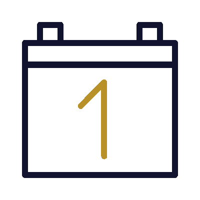 Wired outline 28 calendar