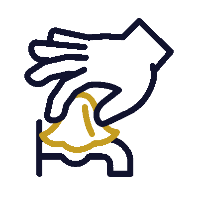 Wired outline 540 hand washing step 11