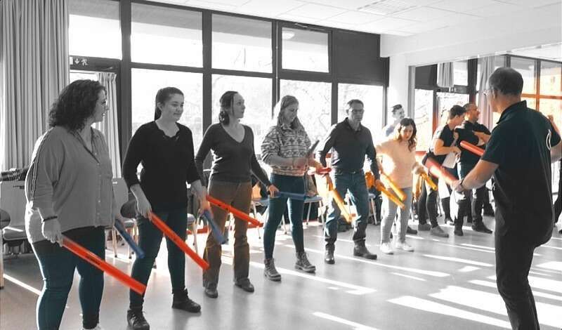 Team-building percussions Les Granges