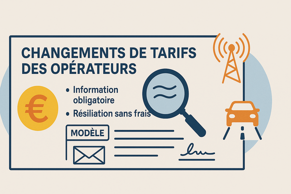 Contrats d’opérateurs (énergie, téléphonie, internet, autoroutes/télépéage…): que faire face aux changements de tarifs ?
