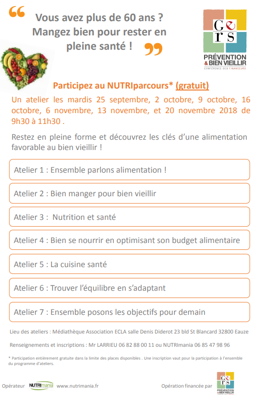 L'importance de la Nutrition et de l'Alimentation dans la protection du "Bien vieillir"