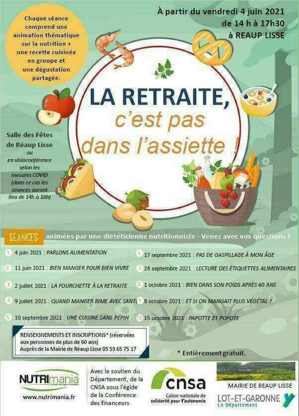 La retraite c'est pas dans l'assiette Reaup Lisse