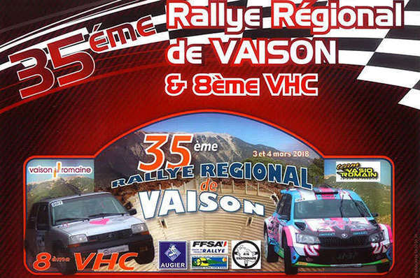 35eme Rallye de Vaison la Romaine, 3 et 4 Mars 2018