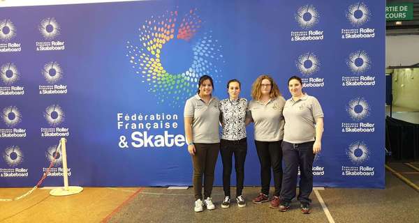 Finale de la coupe de roller hockey - Hall Carpentier 75013 Paris.