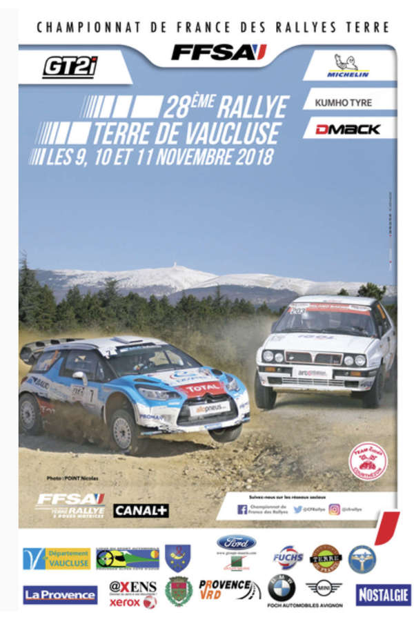Rallye Terre de Vaucluse - Novembre 2018
