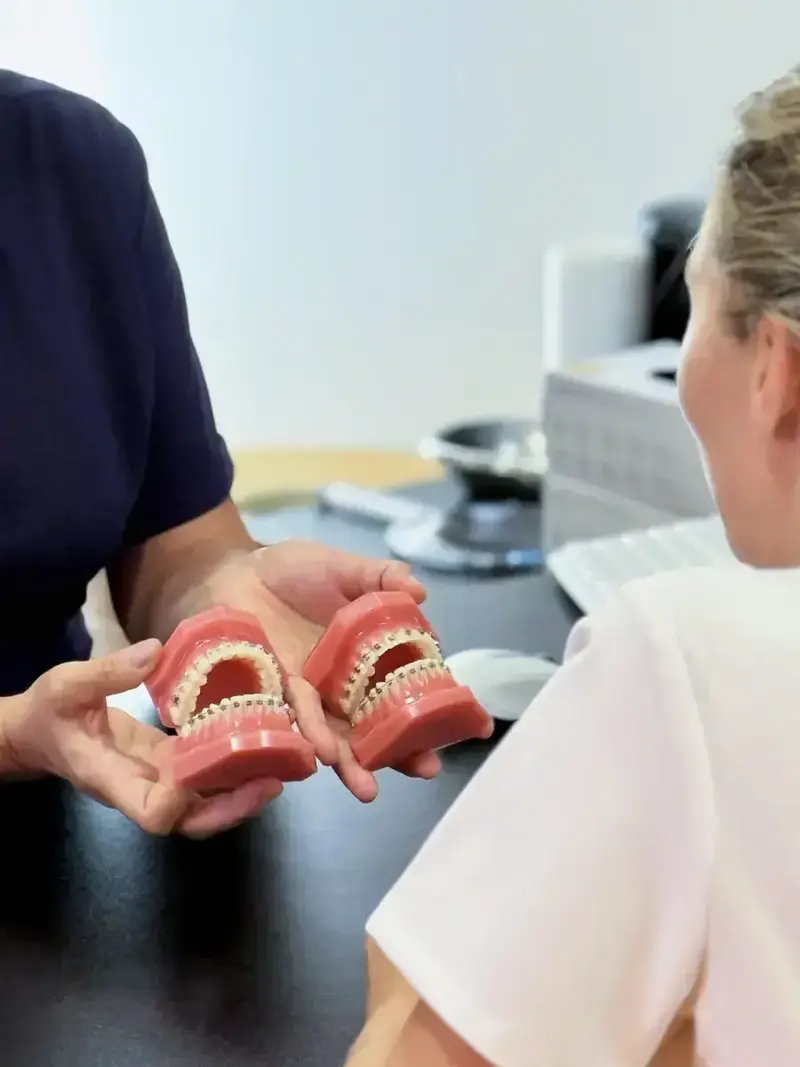Explication pendant la première consultation en orthodontie