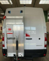 hayon élévateur sur camion utilitaire