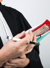Formulaire fiscal américain 1040 avec calculatrice et stylo