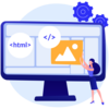 Illustration outil référencement SEO Simplébo