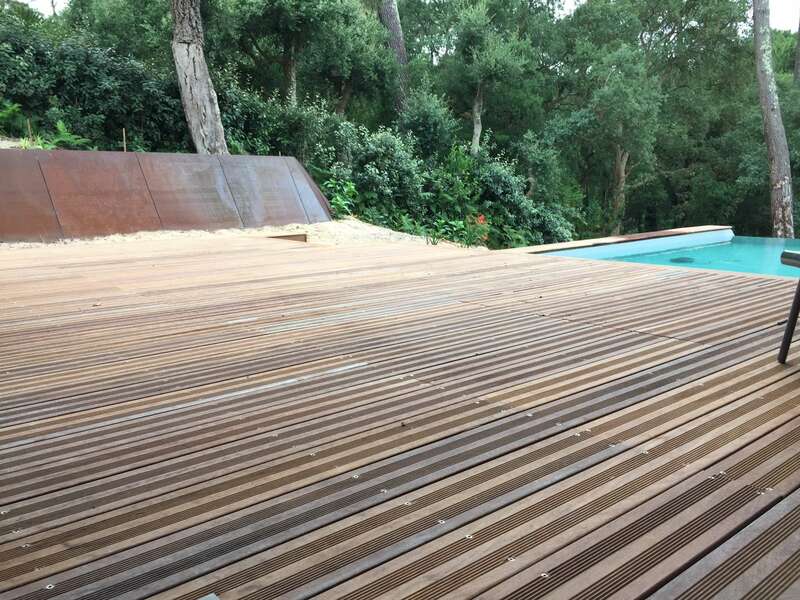 Terrasse en lame d'IPE
