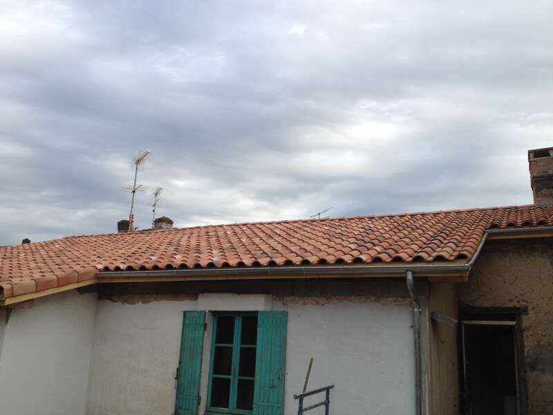 Dalle et descente zinc