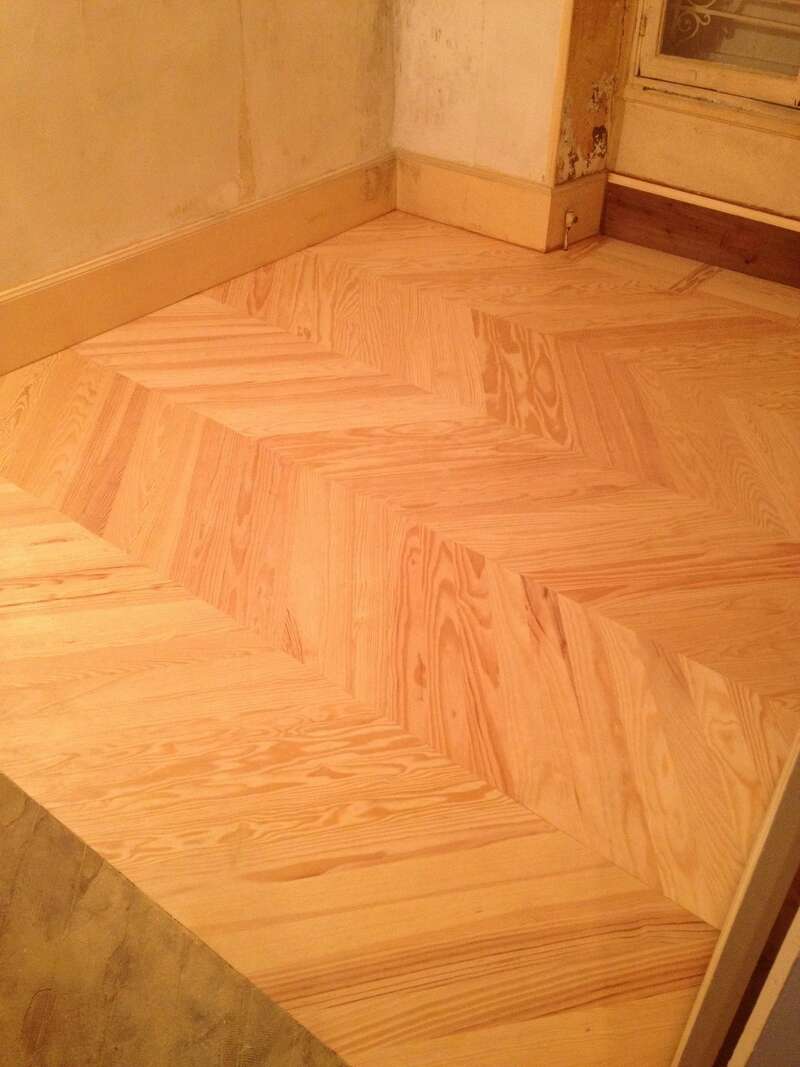 Parquet bois à "l'Anglaise"