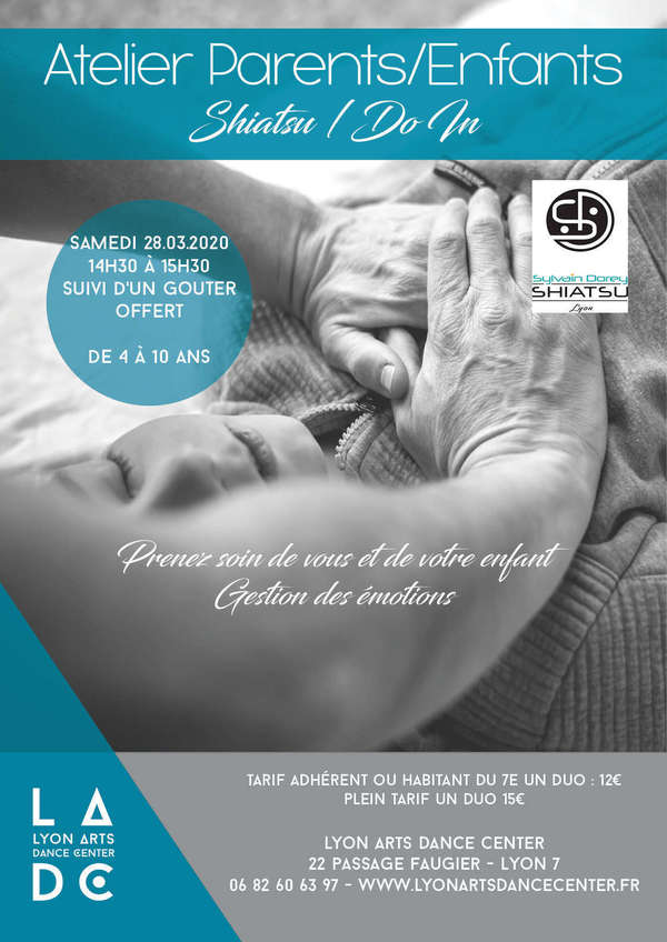 Evènement annulé par précaution sanitaire - Atelier Do-In et Shiatsu Parents - Enfants