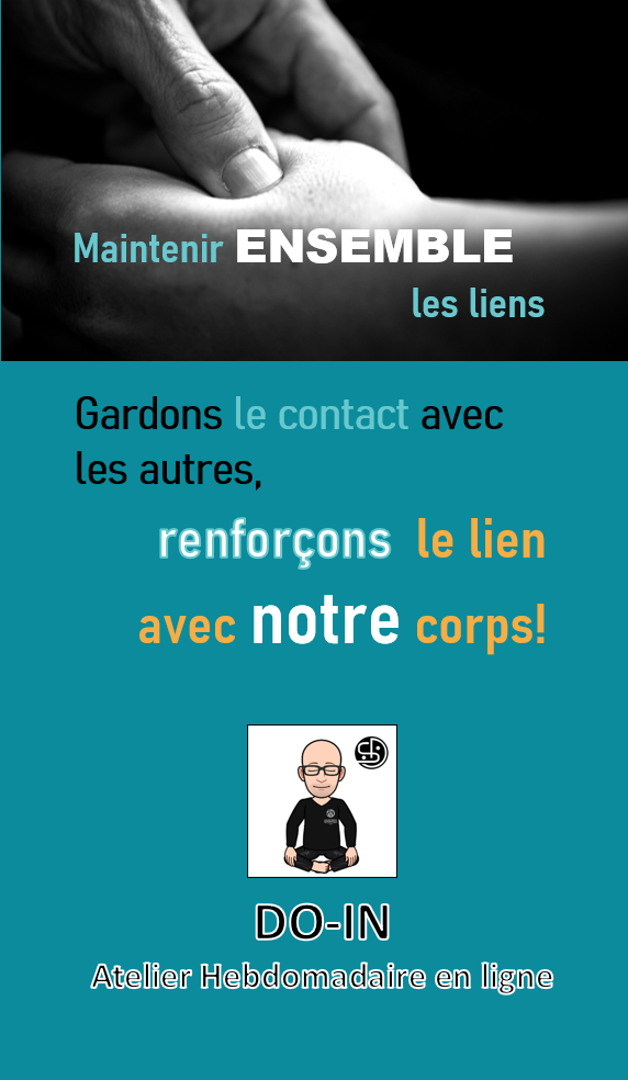 Les inscriptions pour les nouveaux ateliers Do In sont lancées !