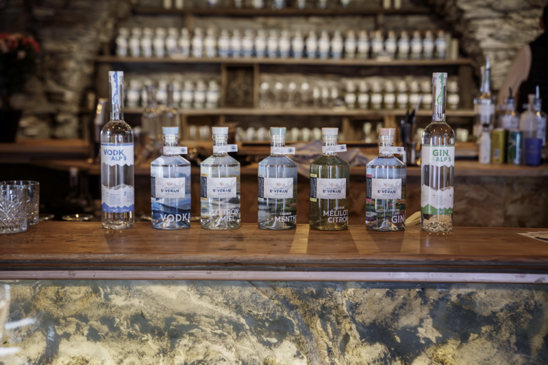 Les spiritueux de la distillerie Saint-Véran