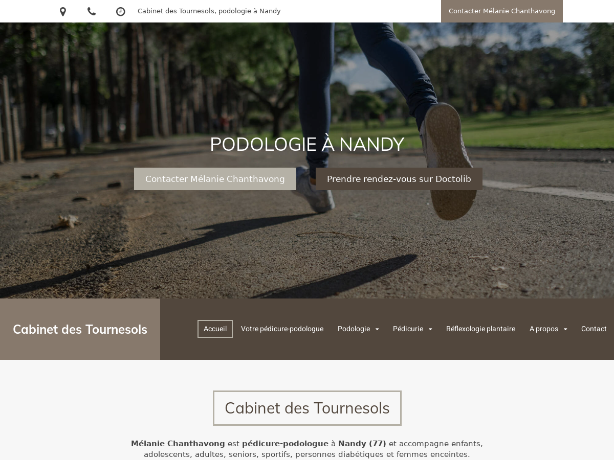 Exemple de site internet de Santé et Bien-être à Nandy