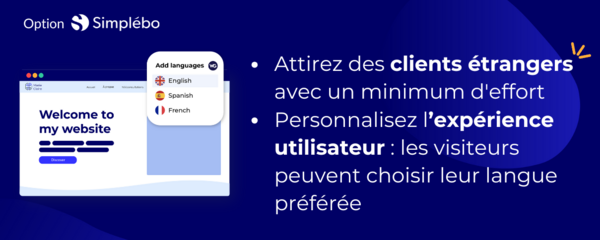 illustration multilingue option