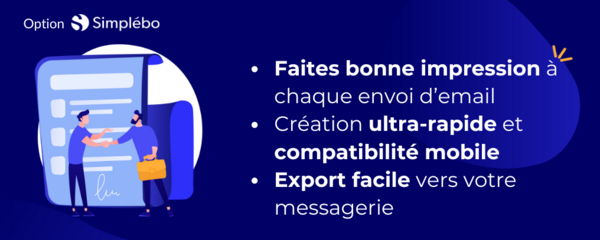 Signature de mail professionnelle