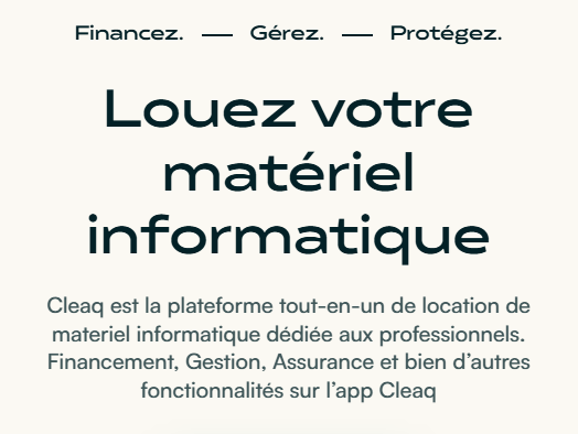 Cleaq : Un partenaire qui facilite la vie des entreprises !