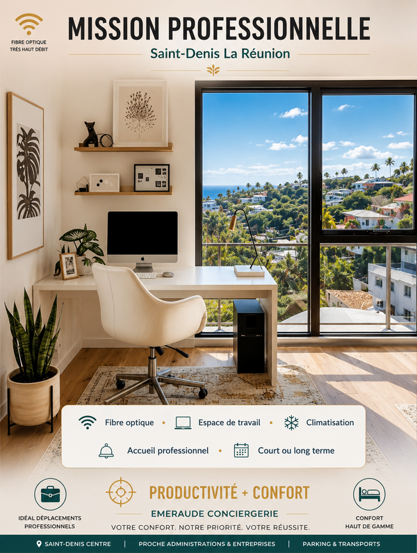 Appartement professionnel à Saint-Denis La Réunion : le guide pour les cadres en mission