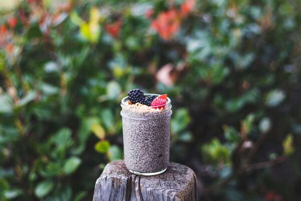 Chia pudding au lait de coco