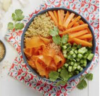 Poke Bowl au saumon fumé