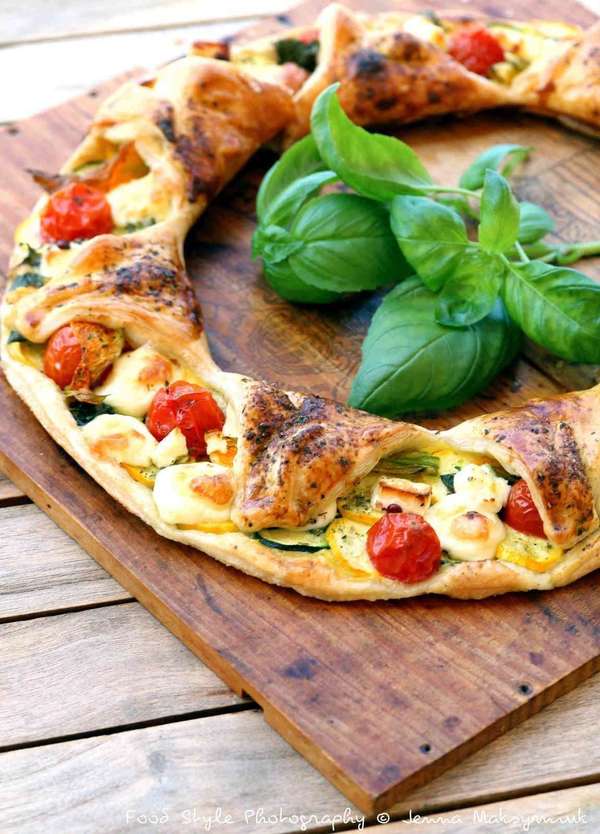 Tarte aux légumes du soleil de Jenna