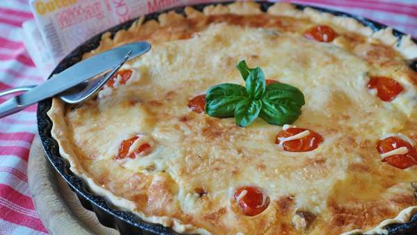 clafoutis jambon fromage basilic