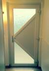 porte pvc gris