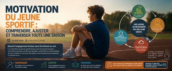Motivation du jeune sportif : comprendre, ajuster et traverser toute une saison