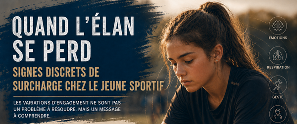Quand l’élan se perd : signes discrets de surcharge chez le jeune sportif