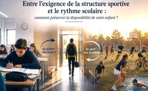 Entre l’exigence de la structure sportive et le rythme scolaire : comment préserver la disponibilité de votre enfant ?