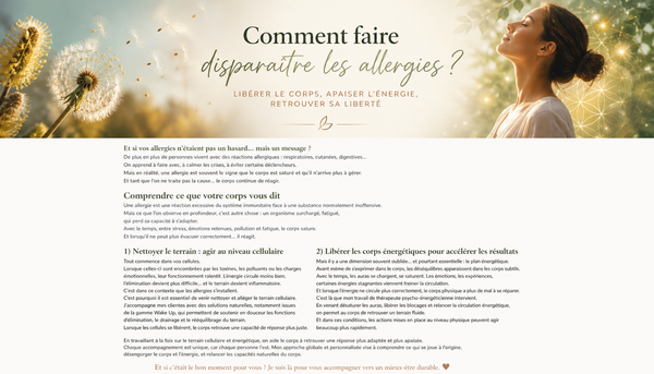 Comment faire disparaître les allergies ?