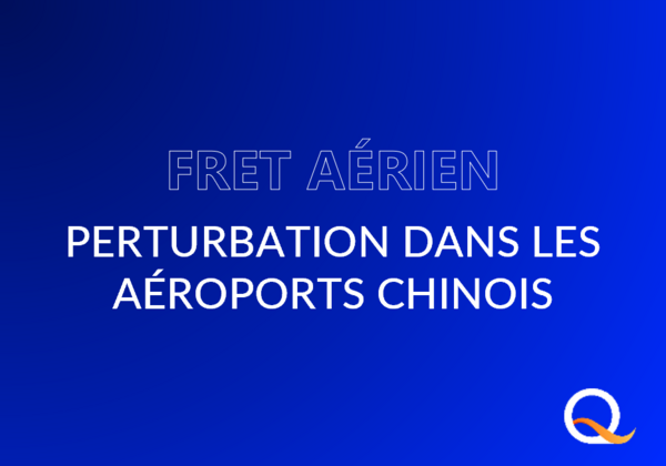 Fret aérien : perturbations à PVG (Shanghai-Pudong) et autres aéroports en Chine